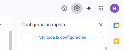 Ajustes de Gmail